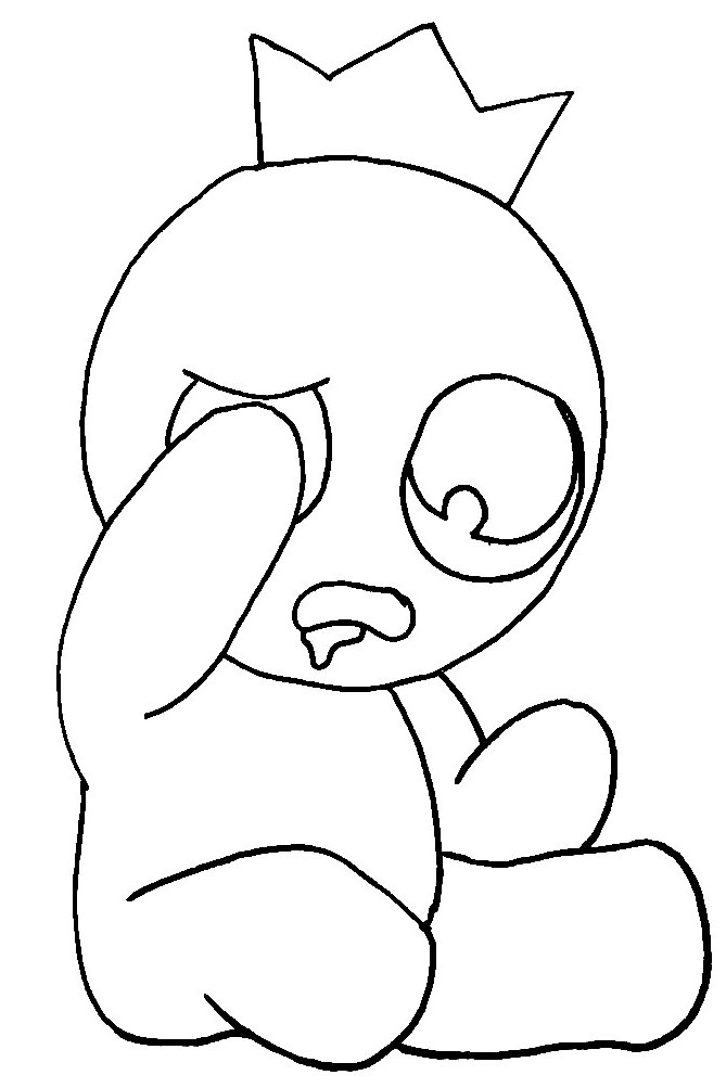 Rainbow Friends Coloring Pages 41